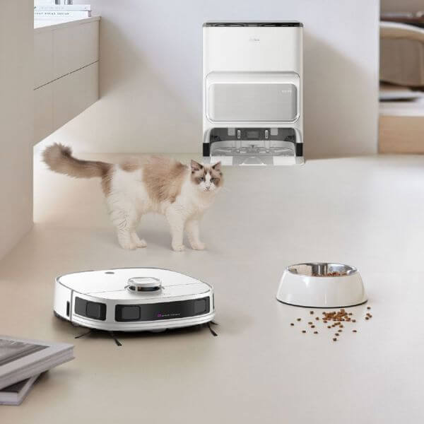 Robot Vacuum Cleaner Midea VCR V12 WH, 5000Pa, LDS, White