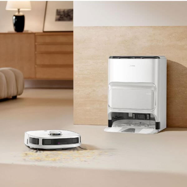 Robot Vacuum Cleaner Midea VCR V12 WH, 5000Pa, LDS, White