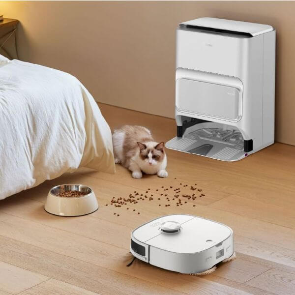 Robot Vacuum Cleaner Midea VCR V12 WH, 5000Pa, LDS, White