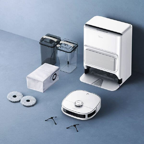 Robot Vacuum Cleaner Midea VCR V12 WH, 5000Pa, LDS, White