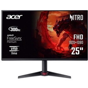 მონიტორი Acer UM.KV0EE.301 Nitro VG250QF3bmiipx, 24.5", Monitor, FHD, IPS, HDMI, DP, 3.5mm, Black