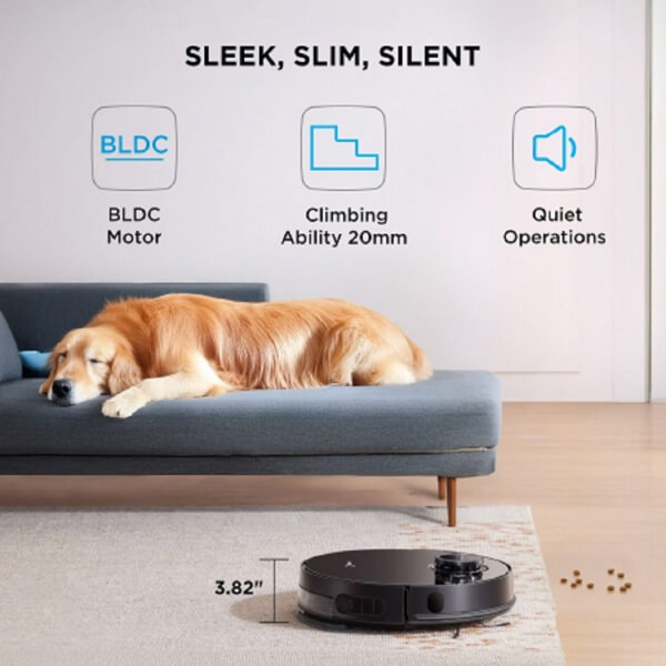 Robot Vacuum Cleaner Midea M7 EVO, 8000Pa, LDS, Black
