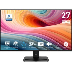 მონიტორი MSI 9S6-3PA2CT-085 PRO MP271A, 27", Monitor, FHD, IPS, HDMI, DP, VGA, 3.5mm, Black