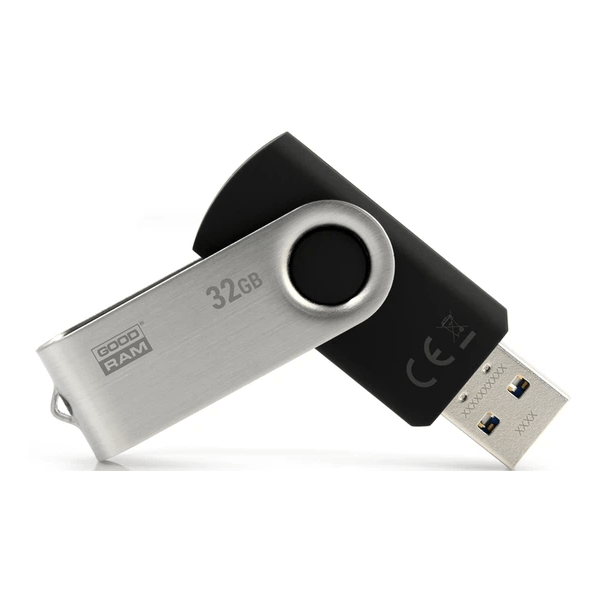 Flash Memory Goodram UTS3-0320K0R11 UTS3, 32GB, USB3.2, Black/Silver