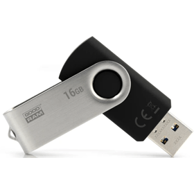Flash Memory Goodram UTS3-0160K0R11 UTS3, 16GB, USB3.2, Black/Silver