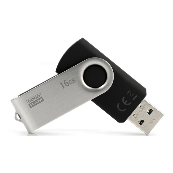 Flash Memory Goodram UTS3-0160K0R11 UTS3, 16GB, USB3.2, Black/Silver