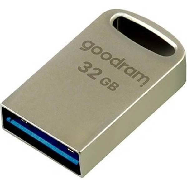 USB ფლეშ მეხსიერება Goodram UPO3-0320S0R11 UPO3, 32GB, USB3.2, Flash Memory, Silver