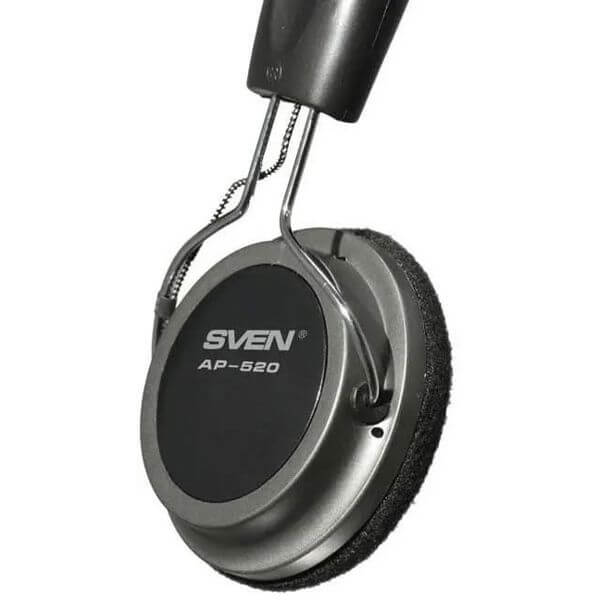 Headset SVEN SV-0410520 AP-520, Wired, 3.5mm, Black