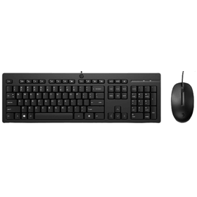 Mouse And Keyboard HP AX2Y7AA 225, Wired, USB, Black