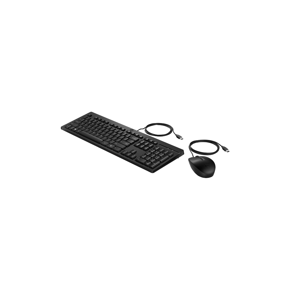 Mouse And Keyboard HP AX2Y7AA 225, Wired, USB, Black