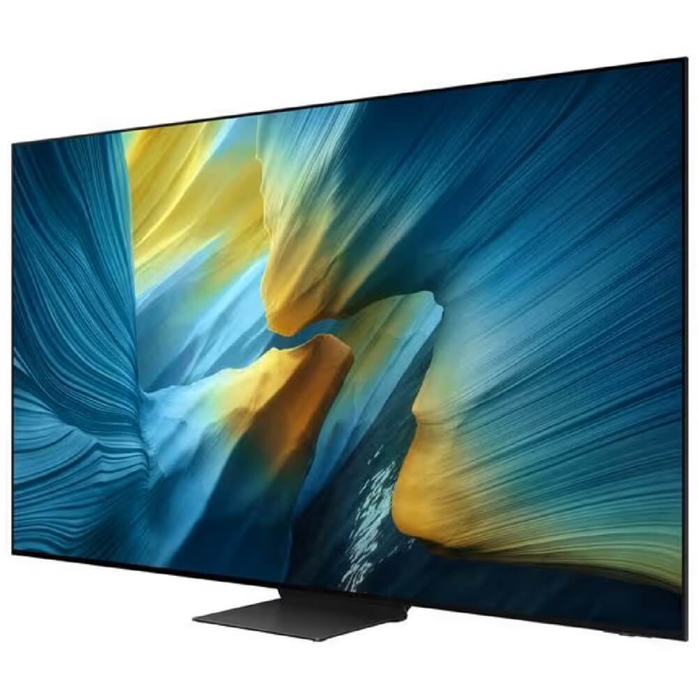 ტელევიზორი Samsung QE55S95FAUXRU OLED S95F, 55", 4K UHD, Smart TV, USB, Type-c, HDMI,LAN, BT, WIFI, Black