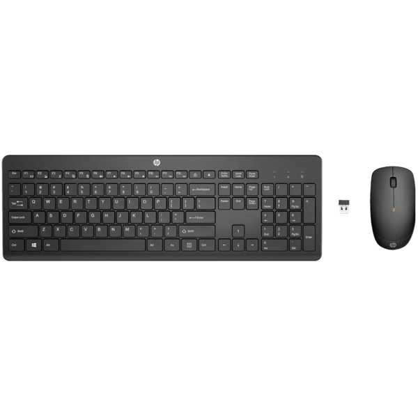 Mouse And Keyboard HP 1Y4D0UT 235, Wireless, USB, Black