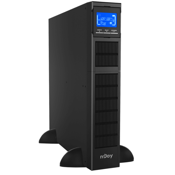 უწყვეტი კვების წყარო NJoy PWUP-OL300BA-AZ01B Balder 3000, on-line, 3000VA/3000W, USB, RS-232, LCD, UPS, Black