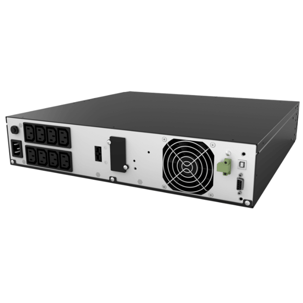 უწყვეტი კვების წყარო NJoy UPCMCOP910HASCG01B Aster 1K, On-line, 1000VA/900W, USB, RS232, EPO, LCD, UPS, Black