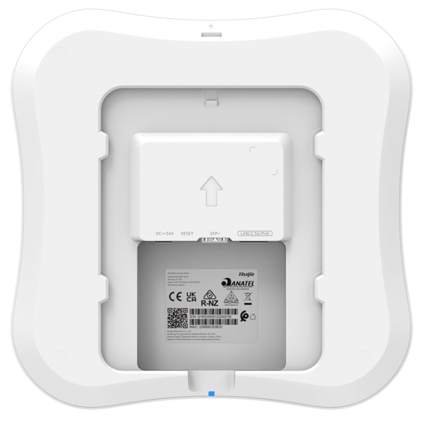 Wi-Fi 7 BE14000 Tri-Band Ceiling Access Point Ruijie RG-RAP73Pro, 8646Mbps, White