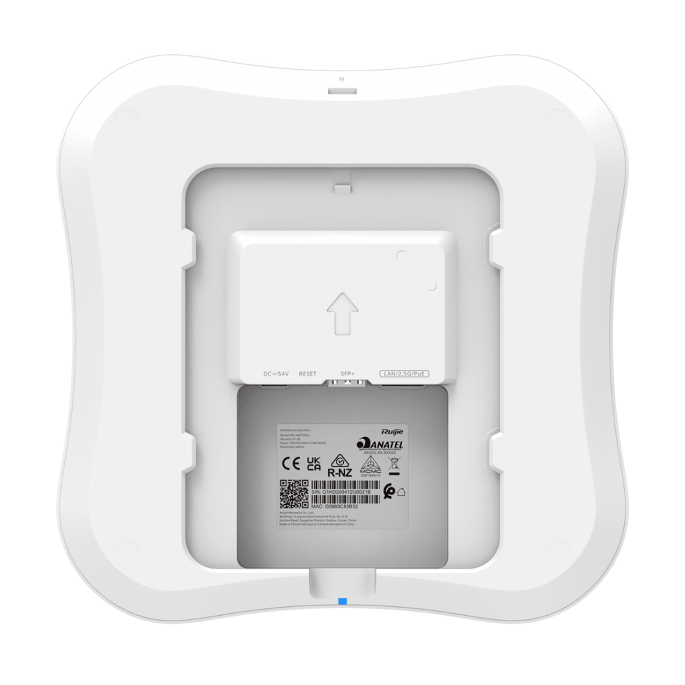 დაშვების წერტილი Ruijie RG-RAP73Pro, 8646Mbps, Wi-Fi 7 BE14000 Tri-Band Ceiling Access Point, White