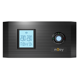 UPS NJoy UPCSTLP812HAICP01B Aira 1200, Line Interactive, 1200VA/1000W, 2×Schuko, LCD, Black