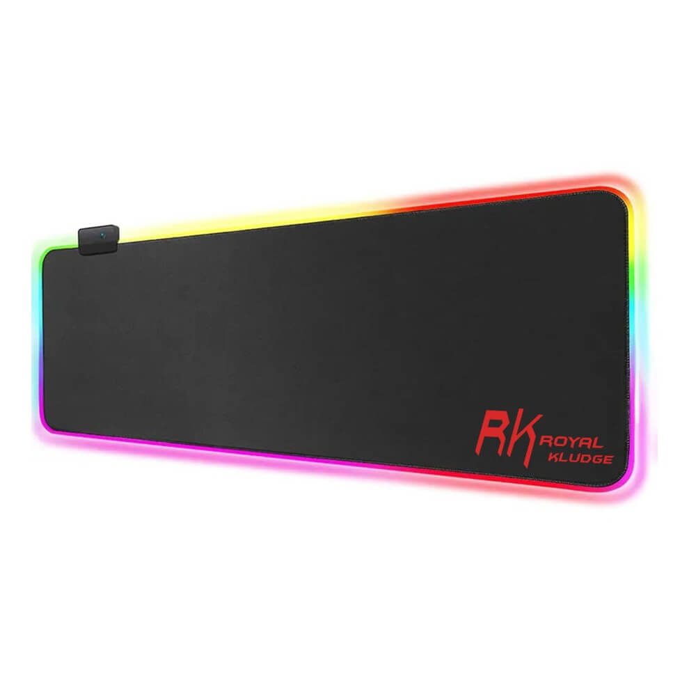 მაუსის პადი Royal Kludge RK MP-834, XL, RGB, Mouse Pad, Black