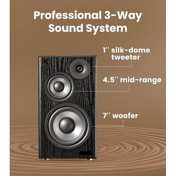 დინამიკი Edifier R2750DB MKII, 144W, HDMI eARC, Optical, Coaxial, Line In, Bluetooth, Powered Bookshelf Speakers, Black