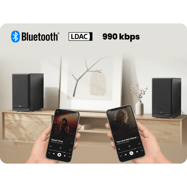 დინამიკი Edifier R2750DB MKII, 144W, HDMI eARC, Optical, Coaxial, Line In, Bluetooth, Powered Bookshelf Speakers, Black