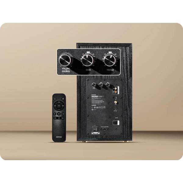 დინამიკი Edifier R2750DB MKII, 144W, HDMI eARC, Optical, Coaxial, Line In, Bluetooth, Powered Bookshelf Speakers, Black