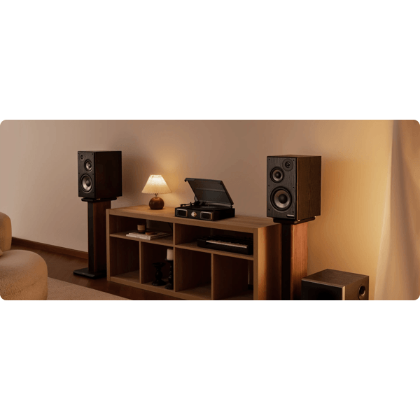 Powered Bookshelf Speakers Edifier R2750DB MKII, 144W, HDMI eARC, Optical, Coaxial, Line In, Bluetooth, Walnut
