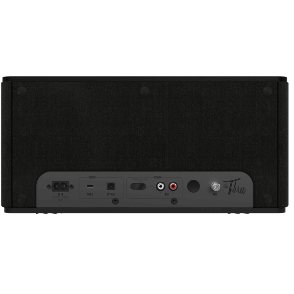 Speaker Klipsch 1071962 The Three Plus, 120W, Bluetooth, RCA, Type-C, Matt Black