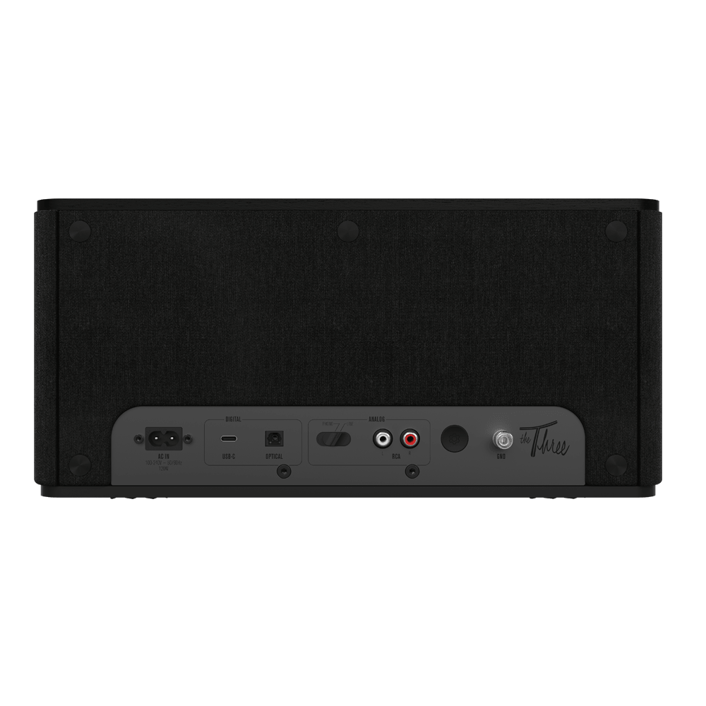 დინამიკი Klipsch 1071962 The Three Plus, 120W, Bluetooth, RCA, Type-C, Speaker, Matt Black