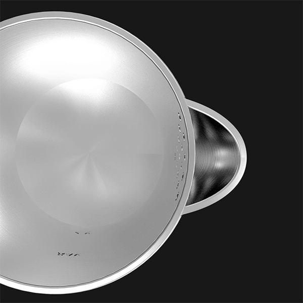 ელექტრო ჩაიდანი Aeno AEK0003 EK3, 2200W, 1.7L, Electric Kettle, Metallic Gray