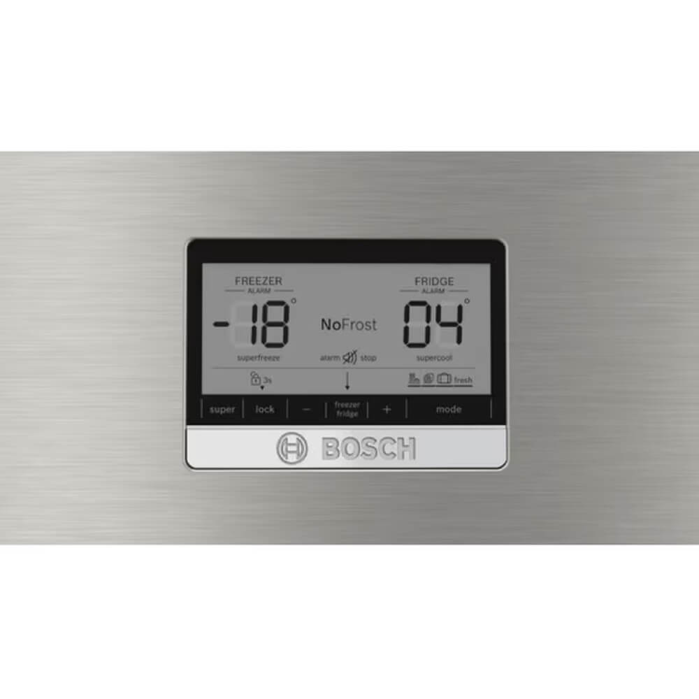 Refrigerator Bosch KDN86AID1N, D, 493L, 41dB, No Frost, Silver