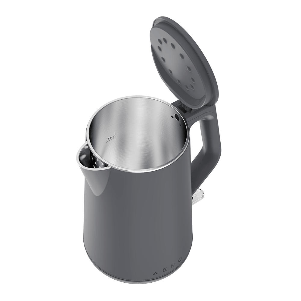 ელექტრო ჩაიდანი Aeno AEK0004 EK4, 2200W, 1.5L, Electric Kettle, Dark Grey
