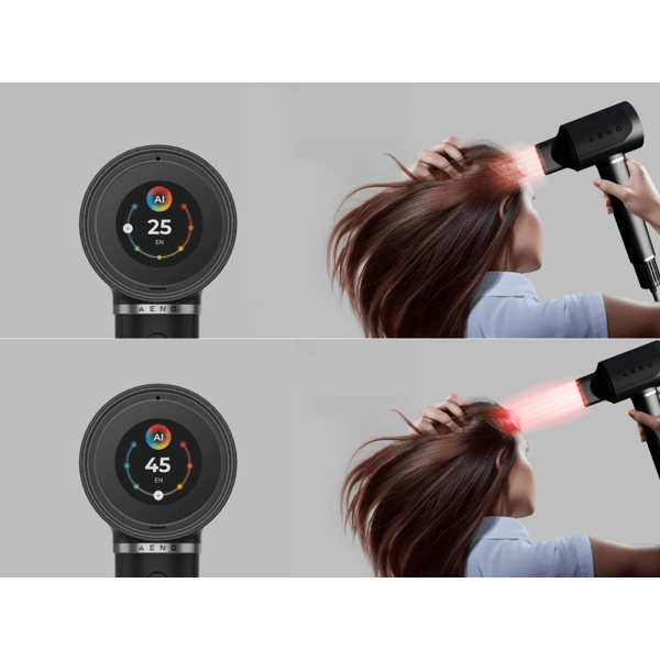 თმის საშრობი Aeno AHD0005B AI ProDryer HD5B, 1500W, Hair Dryer, Black