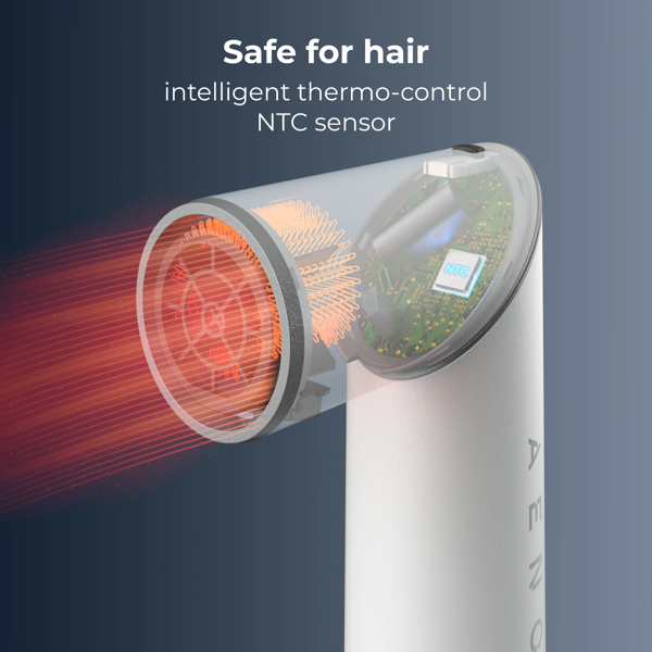 თმის სტაილერი Aeno AHS0001, 1200W, Hair Styler, White