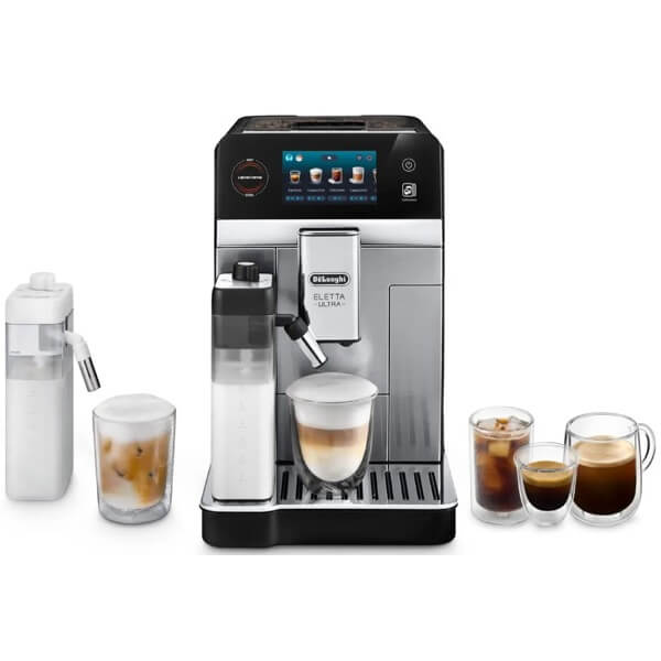 ყავის აპარატი DeLonghi ECAM470.85.MB Eletta Ultra, 1450W, 1.8L, Coffee Machine, Black/Silver