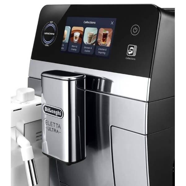 ყავის აპარატი DeLonghi ECAM470.85.MB Eletta Ultra, 1450W, 1.8L, Coffee Machine, Black/Silver