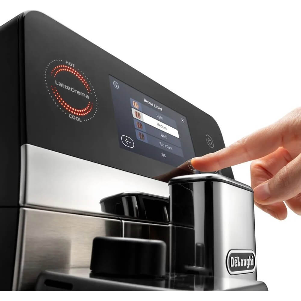 ყავის აპარატი DeLonghi ECAM470.85.MB Eletta Ultra, 1450W, 1.8L, Coffee Machine, Black/Silver
