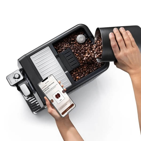 ყავის აპარატი DeLonghi ECAM470.85.MB Eletta Ultra, 1450W, 1.8L, Coffee Machine, Black/Silver