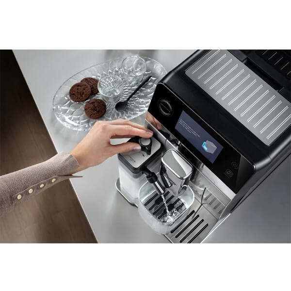ყავის აპარატი DeLonghi ECAM470.85.MB Eletta Ultra, 1450W, 1.8L, Coffee Machine, Black/Silver