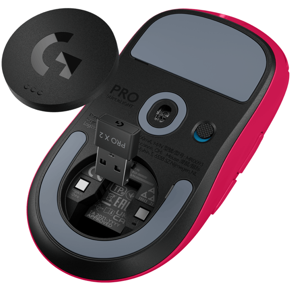 Gaming Mouse Logitech L910-007373 G PRO X SUPERLIGHT 2 DEX, Wireless, USB, Pink