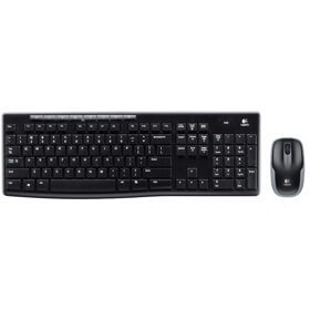 Keyboard And Mouse Logitech L920-004508 MK270, Wireless, USB, Black