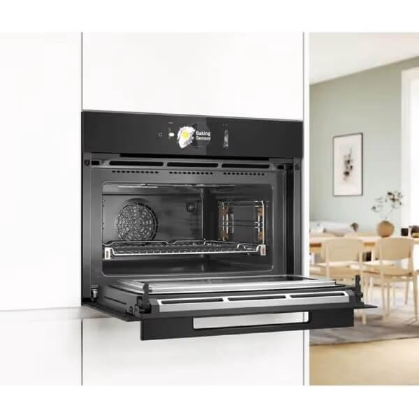ჩასაშენებელი ელექტრო ღუმელი Bosch CMG978NB1, 3600W, 45L, Built-In Electric Oven, Black