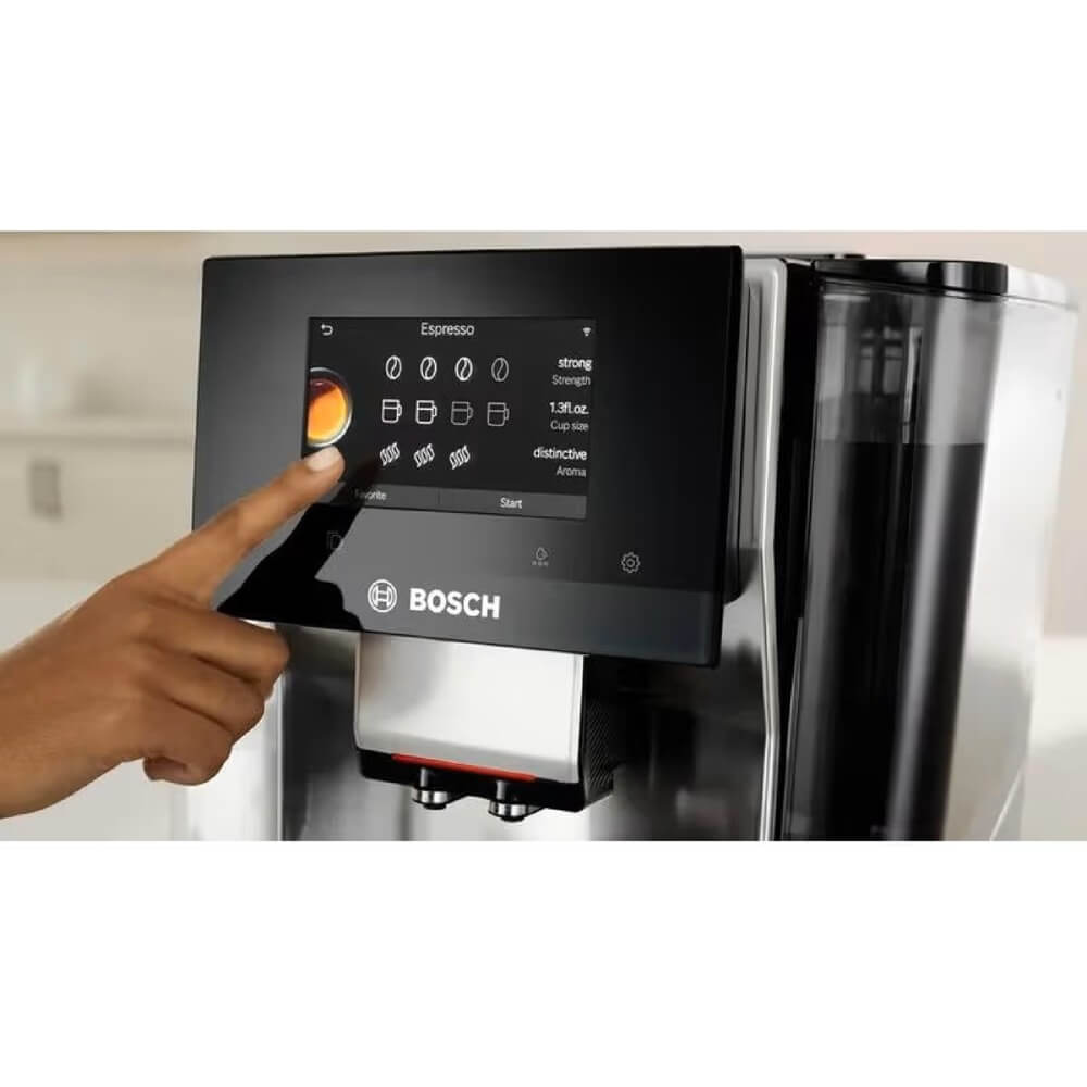 ყავის აპარატი Bosch TQE80703 VeroCafe, 1500W, 2.4L, Coffee Machine, Black/Silver
