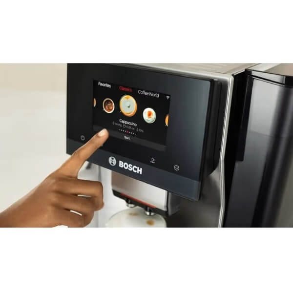 Coffee Machine Bosch TQE80703 VeroCafe, 1500W, 2.4L, Black/Silver