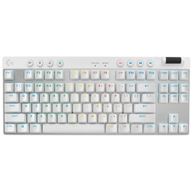 Gaming Keyboard Logitech L920-012148 G PRO X TKL LIGHTSPEED, Wireless, Bluetooth, Type-C, White