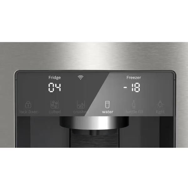 Refrigerator Bosch KFI96APEA, 574L, E, 39Db, No Frost, Silver