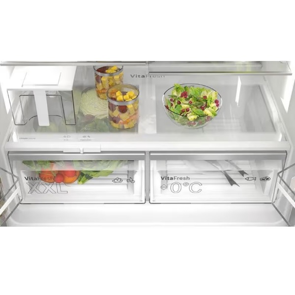 Refrigerator Bosch KFI96APEA, 574L, E, 39Db, No Frost, Silver