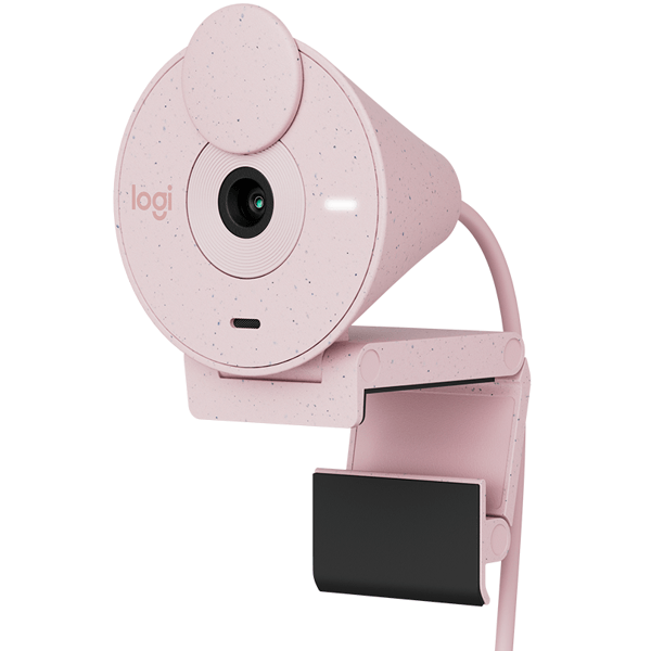ვებკამერა Logitech L960-001448 Brio 300, FHD, 2MP, Built-in Microphone, Webcam, Rose