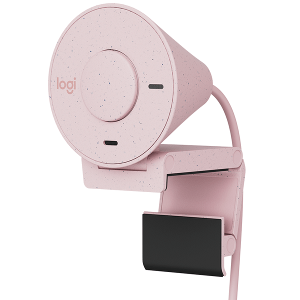 ვებკამერა Logitech L960-001448 Brio 300, FHD, 2MP, Built-in Microphone, Webcam, Rose