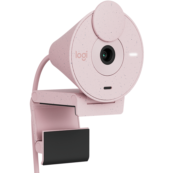 ვებკამერა Logitech L960-001448 Brio 300, FHD, 2MP, Built-in Microphone, Webcam, Rose