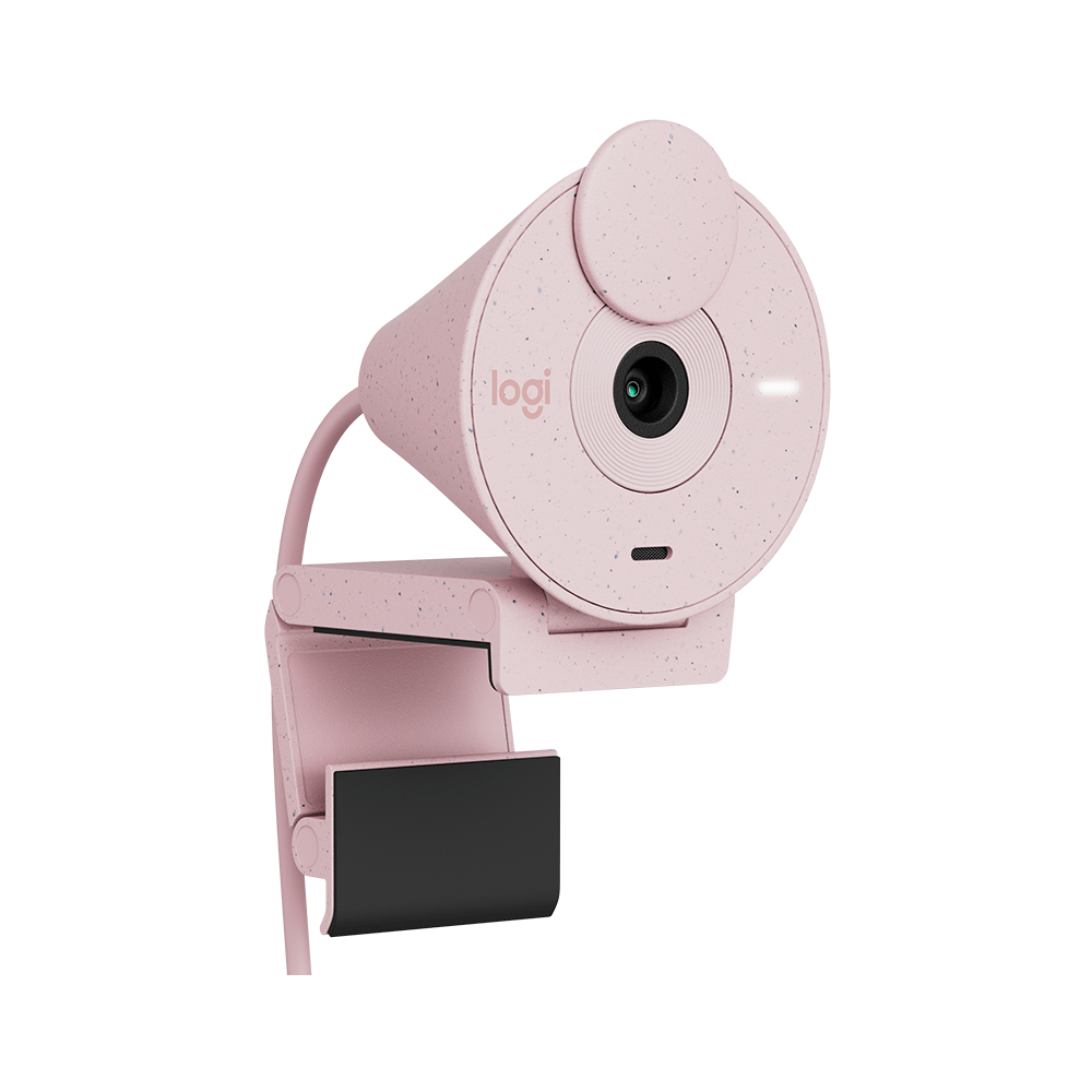 Webcam Logitech L960-001448 Brio 300, FHD, 2MP, Built-in Microphone, Rose